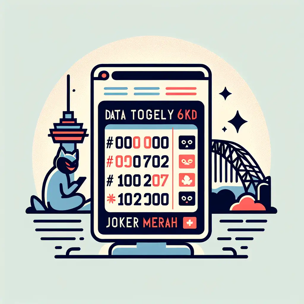 Data Togel Sydney 6D Joker Merah
