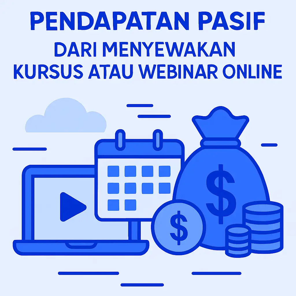 Pendapatan Pasif dari Menyewakan Kursus atau Webinar Online